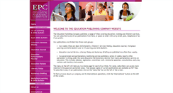 Desktop Screenshot of educationpublishing.com